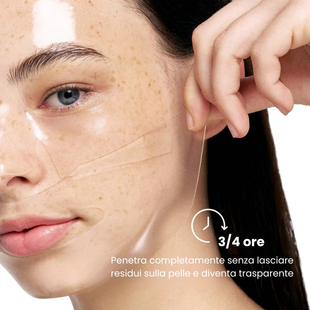 Maschera Viso al Collagene - 1 Pack contiene 4 maschere