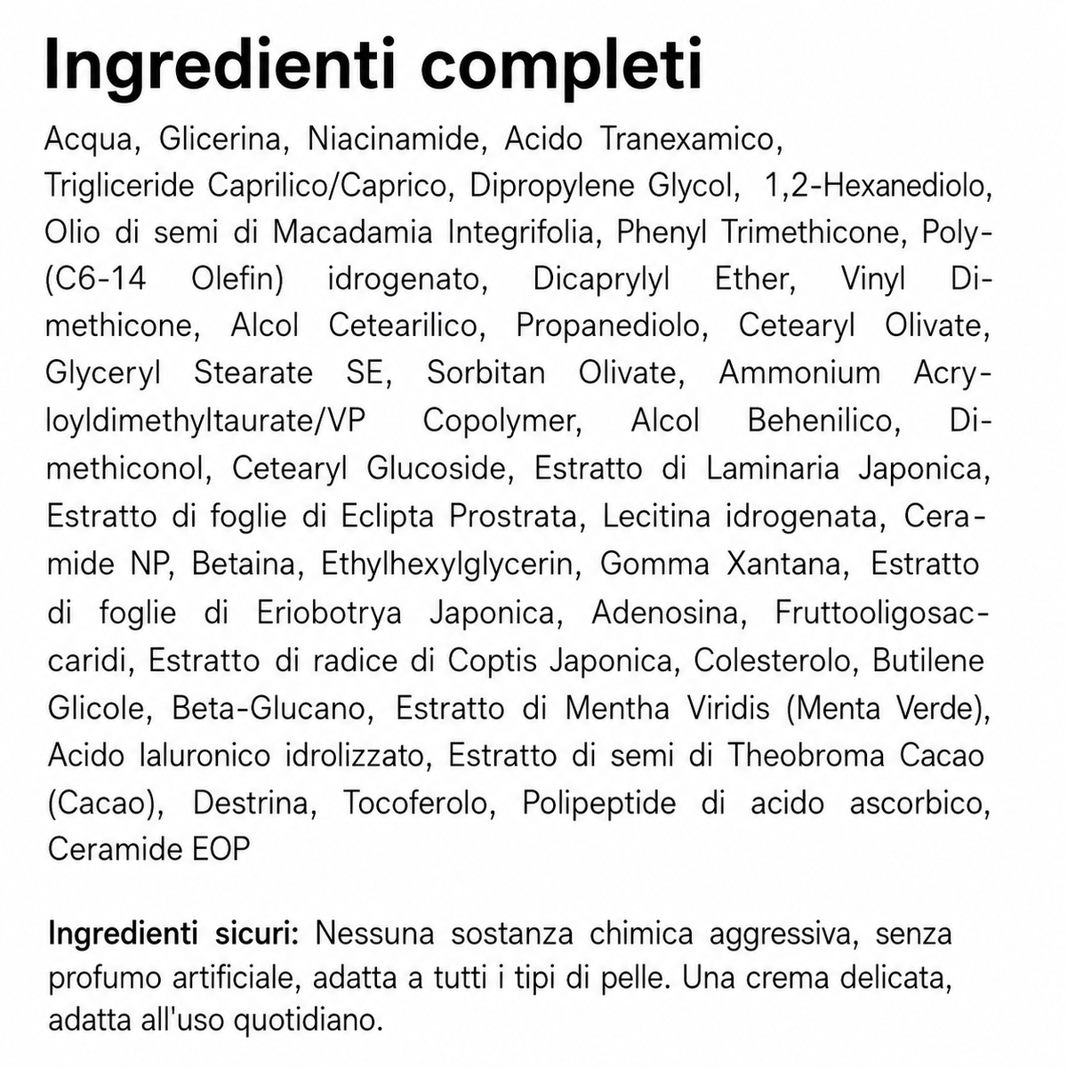 Lumière – Crema Illuminante Anti-Macchie Coreana Avanzata all'Acido Tranexamico