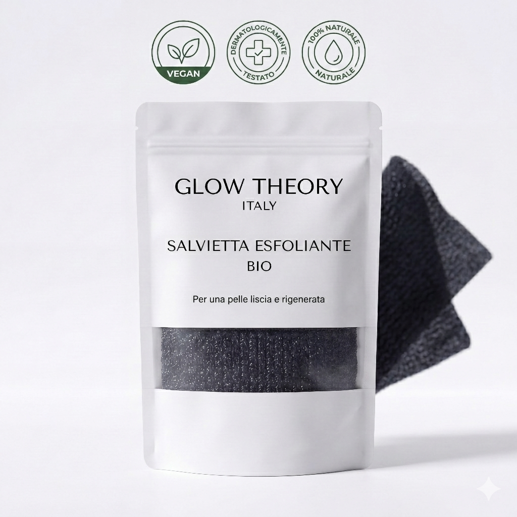 GlowScrub™ – Salvietta Doccia Esfoliante Rigenerante