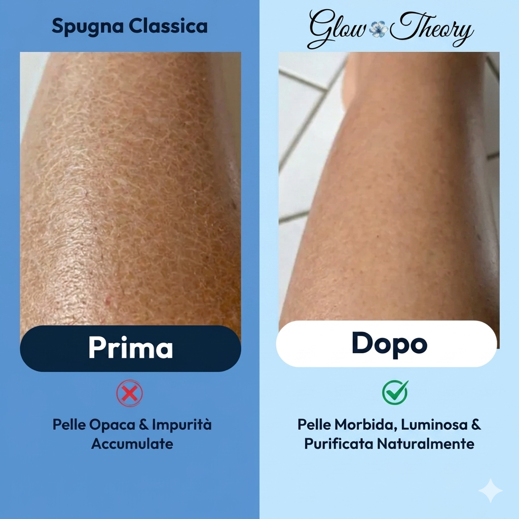 GlowScrub™ – Salvietta Doccia Esfoliante Rigenerante